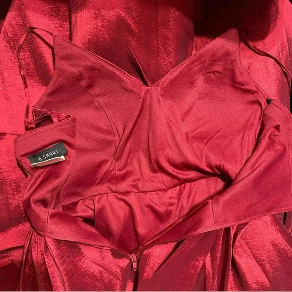 B. SMART‎ dress women’s size 3 sexy red spaghetti strap hi/low formal - Picture 9 of 9